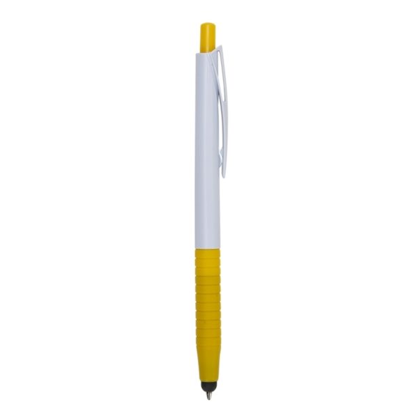 Caneta-Plastica-Touch-AMARELO-402C